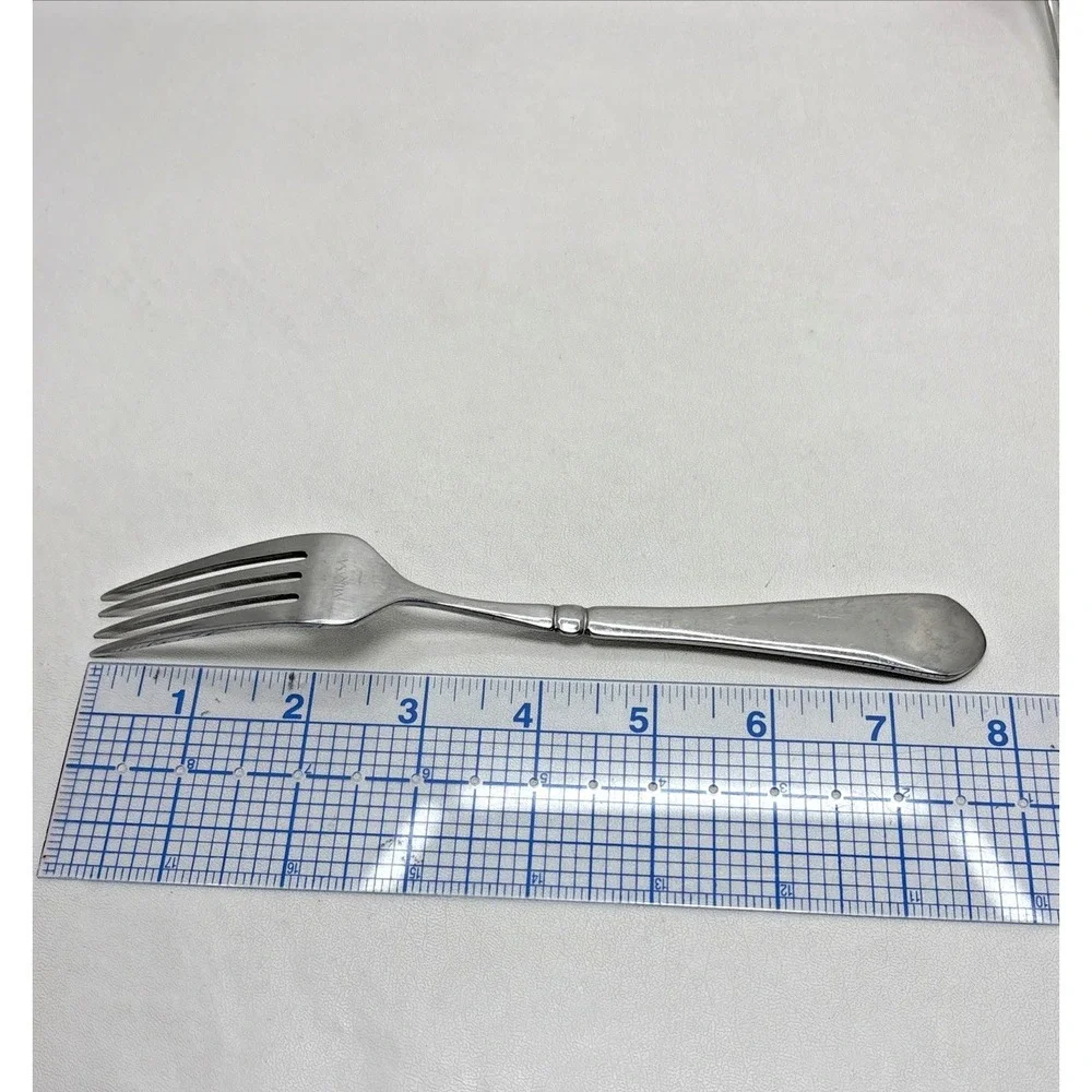 2 Mikasa French Countryside Stainless Dinner Forks 7 7/8